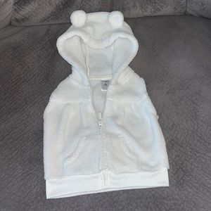 Baby Bear Cozy Vest with Hood Ears (Size 6M)